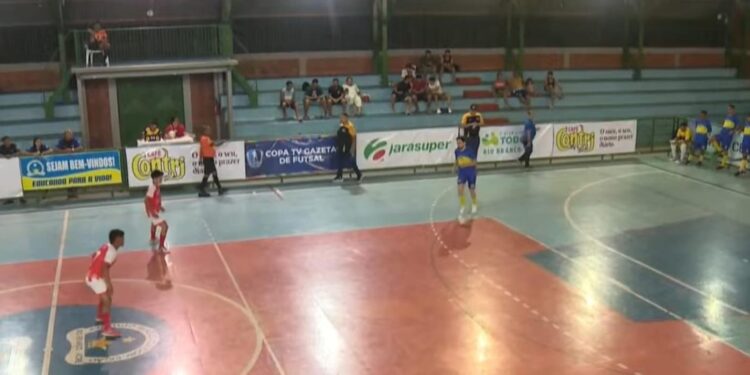 Confira o resultado da abertura da sexta edição da Copa TV Gazeta de Futsal