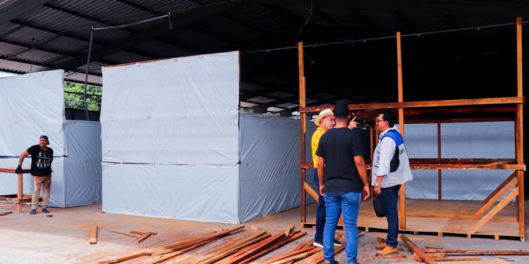 Prefeitura de Rio Branco já tem 60 boxes prontos no Parque de Exposições para receber desabrigados