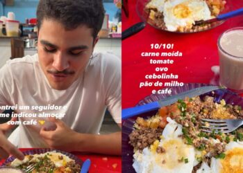 Em tour pelo Brasil, influenciador Lactea escolhe o Acre como primeira parada e prova a tradicional “Baixaria”