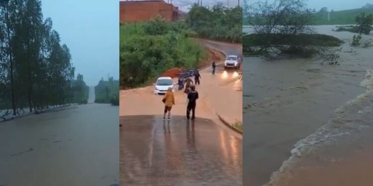 Chuva acima de 110 mm provoca alagamentos e dificulta tráfego em ramais de Brasiléia
