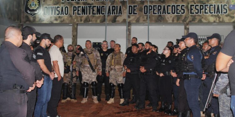 Ação integrada é realizada no Complexo Penitenciário de Rio Branco