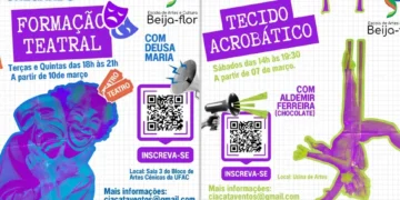 Escola de Arte e Cultura Beija-Flor abre inscrições para cursos gratuitos com início em março; inscreva-se
