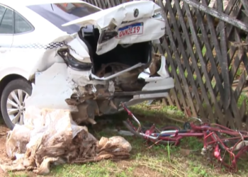 Ciclista fica gravemente ferido após ser atingido por carro no Distrito Industrial; caso pode ser investigado como tentativa de homicídio