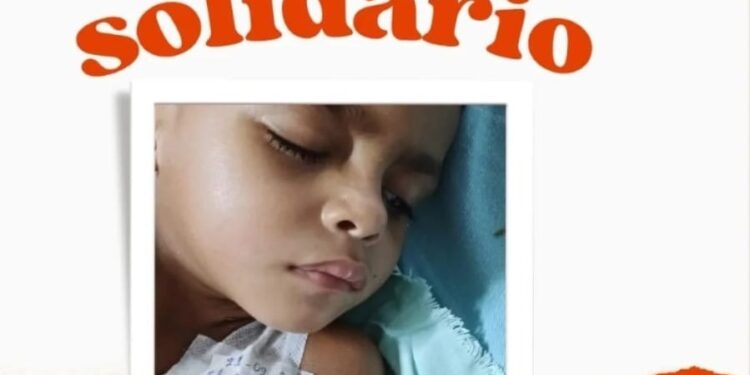 Mãe pede ajuda para filho de 4 anos em tratamento contra câncer em Rio Branco