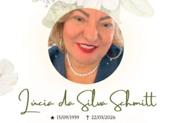 Nota de falecimento de Lúcia da Silva Schmitt