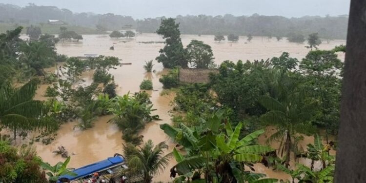 Chuvas elevam rios no Acre e afetam terras indígenas no Juruá e Tarauacá