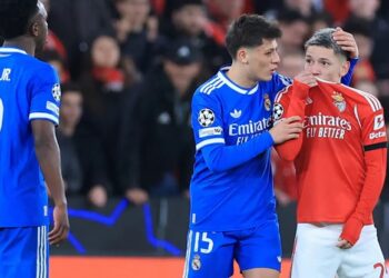 Uefa pune e suspende Prestianni por ofensa a Vini Jr.