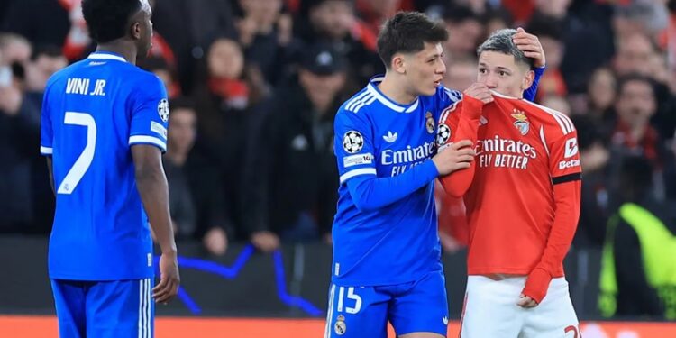 Uefa pune e suspende Prestianni por ofensa a Vini Jr.