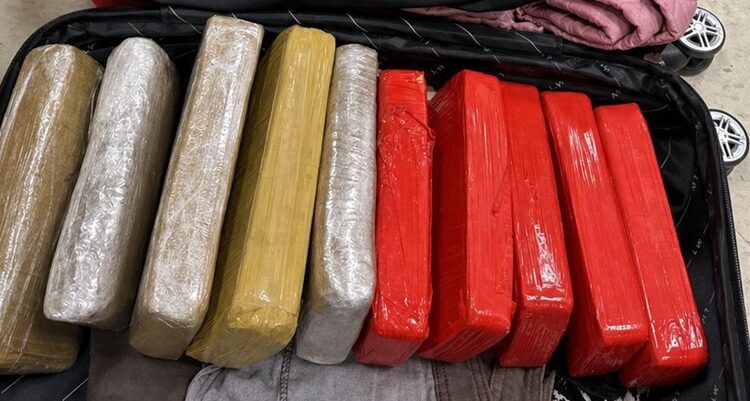 Cerca de 10 kg de drogas escondidos em bagagem são apreendidos no Aeroporto de Rio Branco