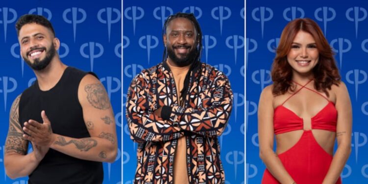 Jovan Nascimento, Marcelo Skova e Marina Keller estão no primeiro Tá na Reta da Casa do Patrão