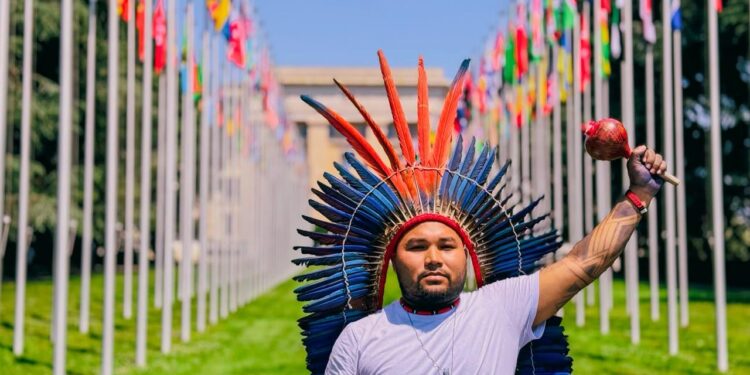 De Porto Walter para a ONU: Jovem indígena do Acre representa a Amazônia em Genebra