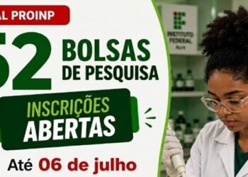 Ifac abre inscrições para 52 bolsas de iniciação científica e tecnológica