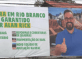 Justiça determina retirada de outdoors de Alan Rick após ação do PP