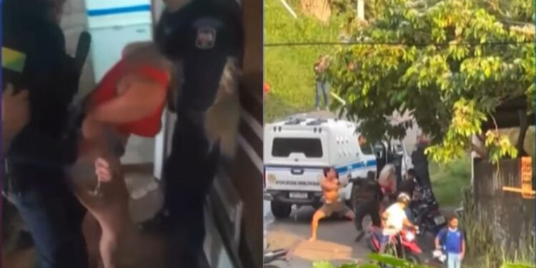 Mãe, filha e adolescente são presos após agressões contra policiais durante abordagem em Cruzeiro do Sul