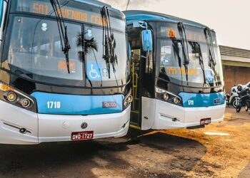 Oficiais de Justiça realizam ação para recolhimento de veículos na Ricco Transportes