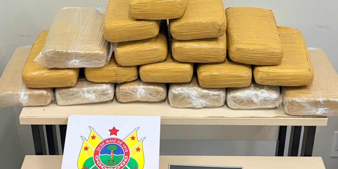 Dupla é presa com mais de 20 kg de maconha durante operação na BR-364