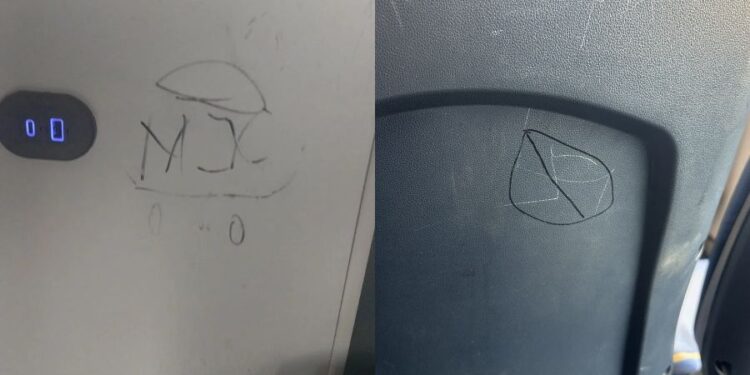 Possíveis atos de vandalismo deixam marcas em ônibus do transporte coletivo de Rio Branco